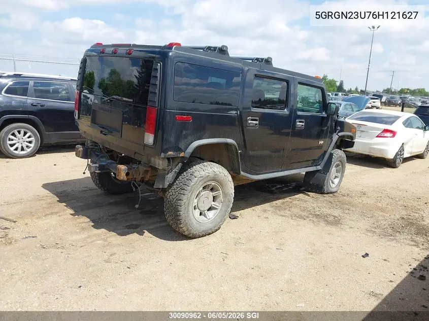 2006 Hummer H2 VIN: 5GRGN23U76H121627 Lot: 30090962