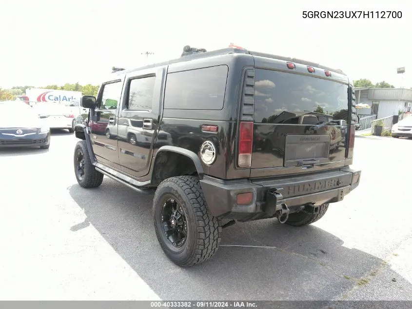 5GRGN23UX7H112700 2007 Hummer H2