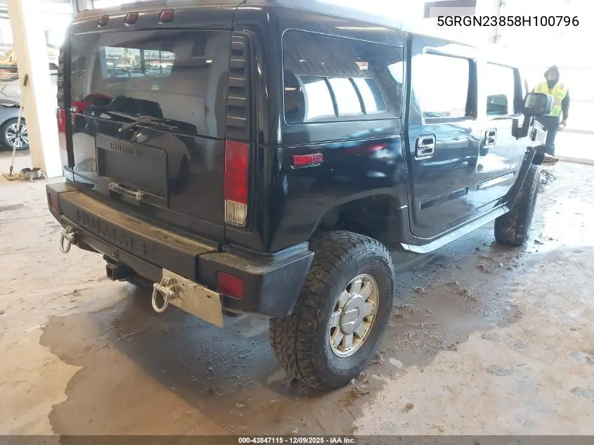 5GRGN23858H100796 2008 Hummer H2 Suv