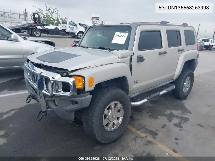 5GTDN136568263998 2006 Hummer H3 Suv