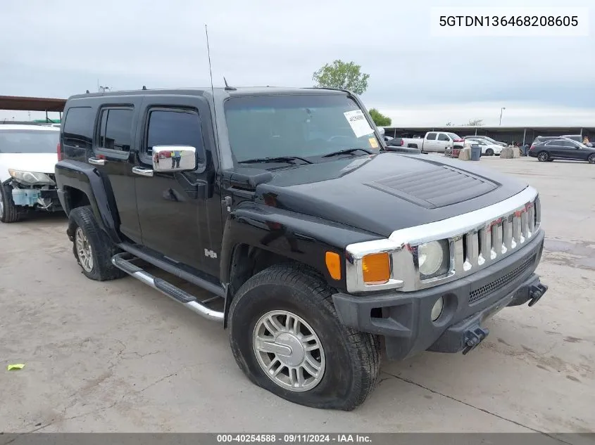 5GTDN136468208605 2006 Hummer H3 Suv