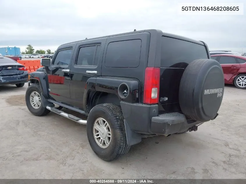 5GTDN136468208605 2006 Hummer H3 Suv