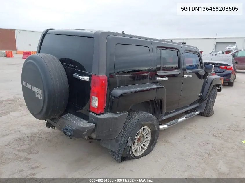 5GTDN136468208605 2006 Hummer H3 Suv