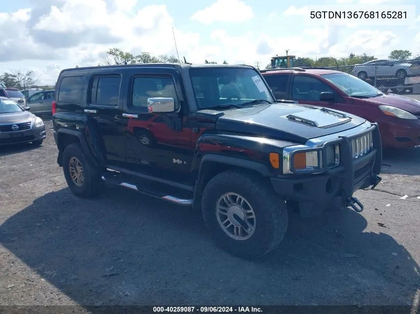 5GTDN136768165281 2006 Hummer H3 Suv