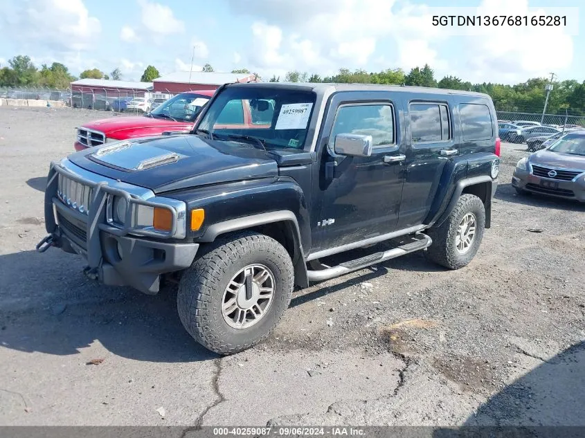 5GTDN136768165281 2006 Hummer H3 Suv