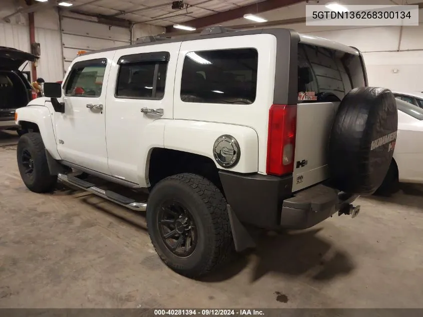 5GTDN136268300134 2006 Hummer H3 Suv