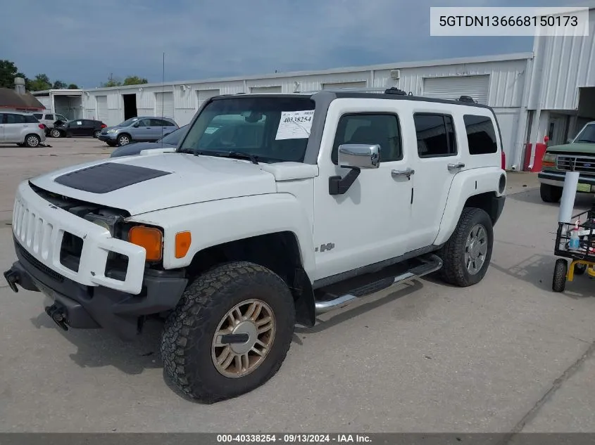 5GTDN136668150173 2006 Hummer H3 Suv