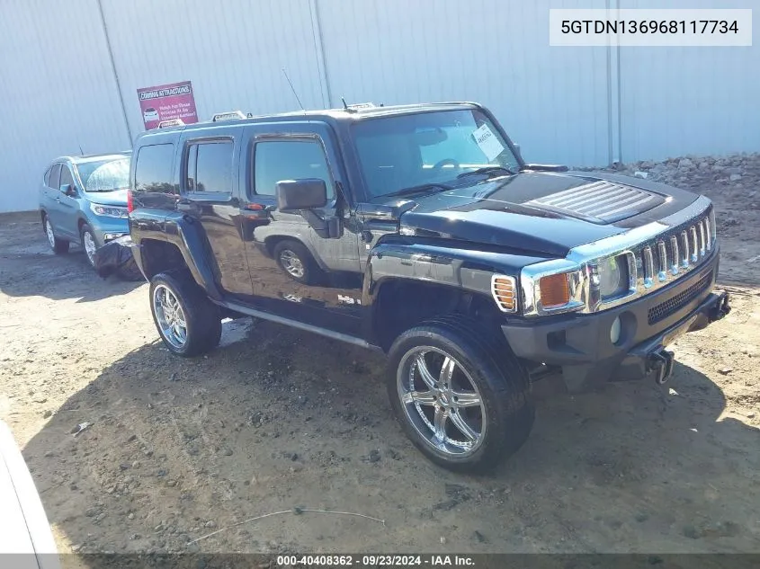 5GTDN136968117734 2006 Hummer H3 Suv