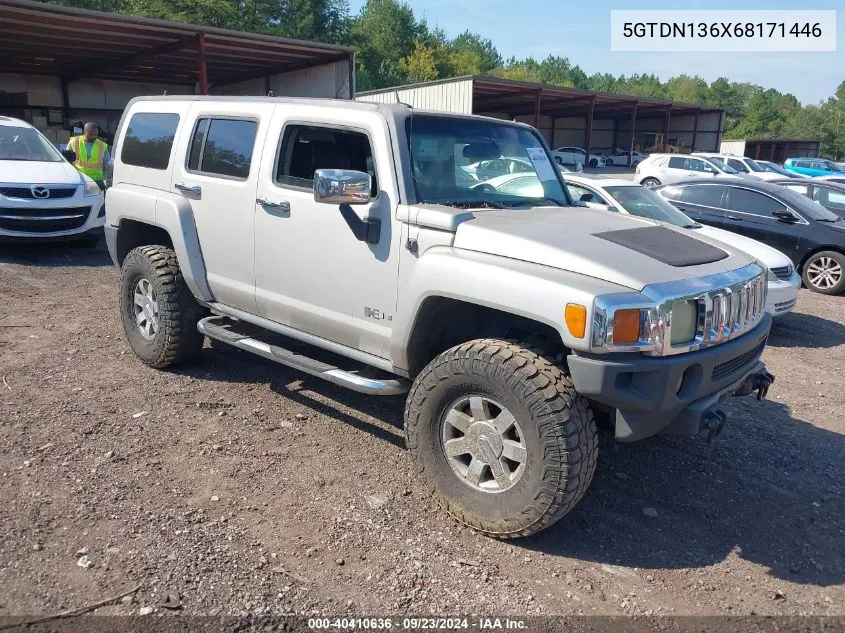 5GTDN136X68171446 2006 Hummer H3 Suv