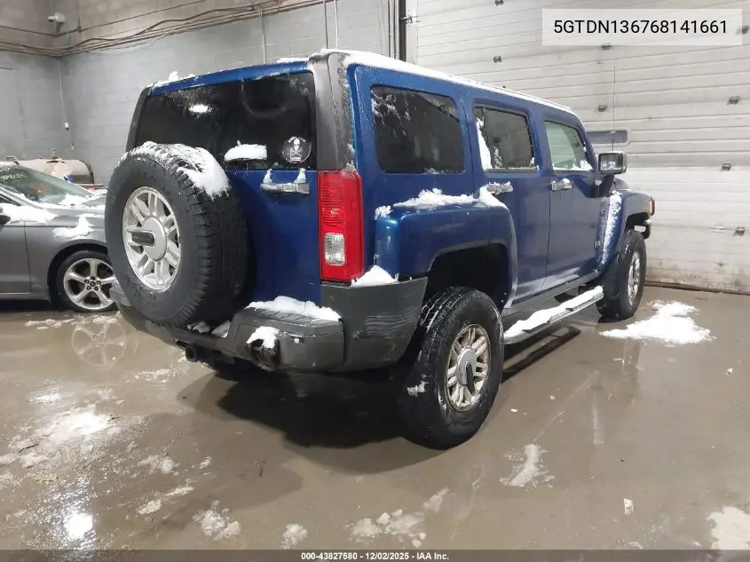 5GTDN136768141661 2006 Hummer H3 Suv