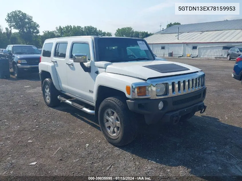 5GTDN13EX78159953 2007 Hummer H3 Suv