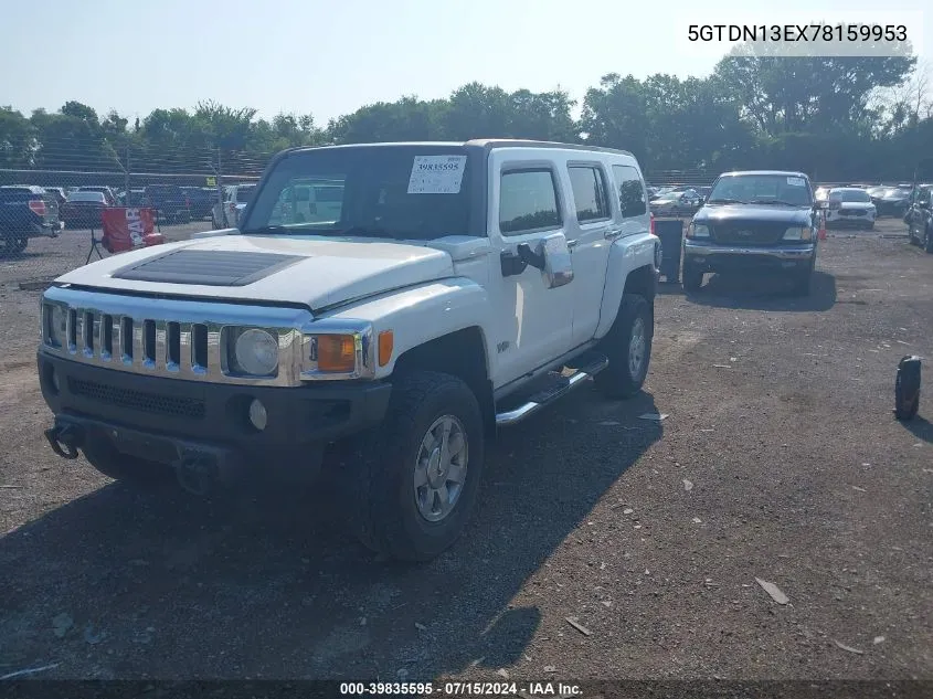 5GTDN13EX78159953 2007 Hummer H3 Suv