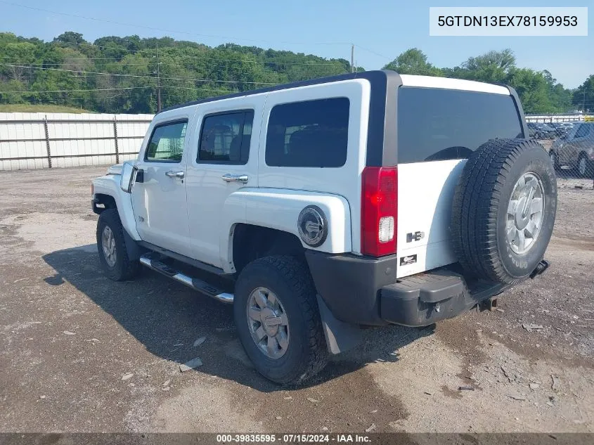 5GTDN13EX78159953 2007 Hummer H3 Suv