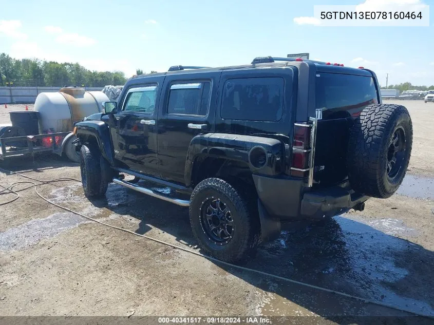 5GTDN13E078160464 2007 Hummer H3 Suv