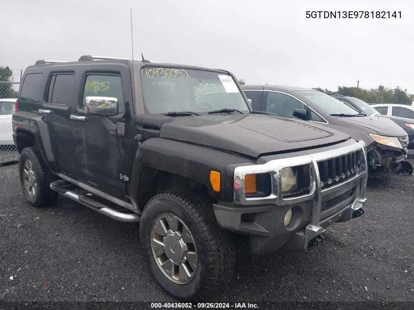 5GTDN13E978182141 2007 Hummer H3 Suv