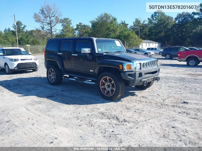 5GTDN13E578201607 2007 Hummer H3 Suv