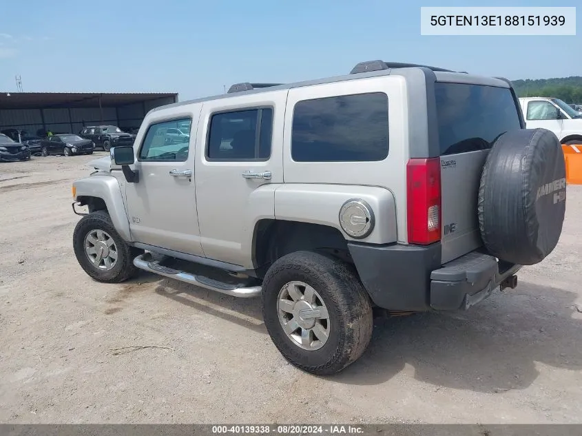 5GTEN13E188151939 2008 Hummer H3