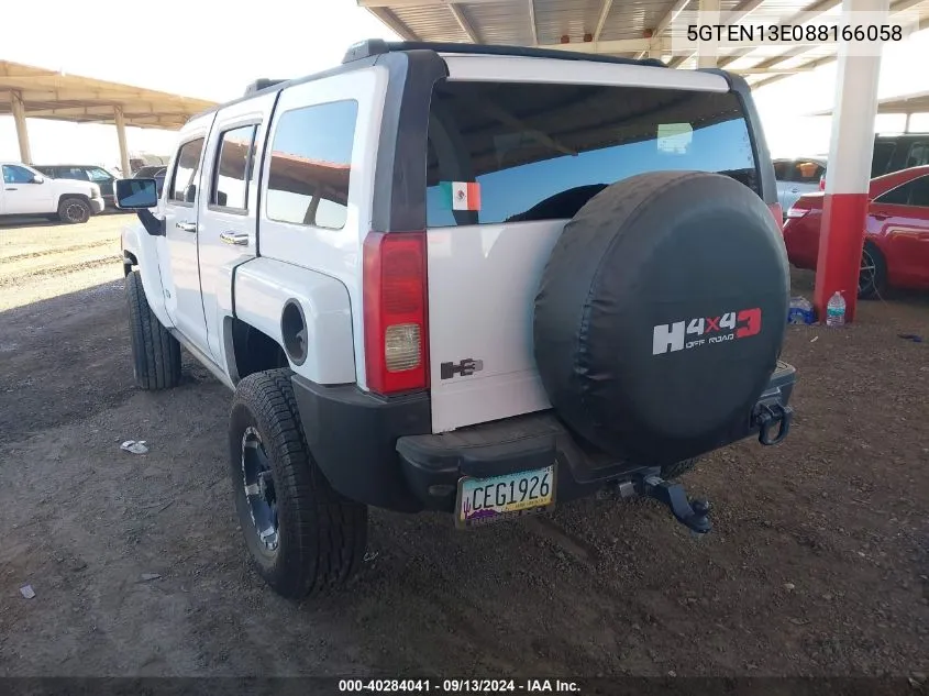 5GTEN13E088166058 2008 Hummer H3 Suv