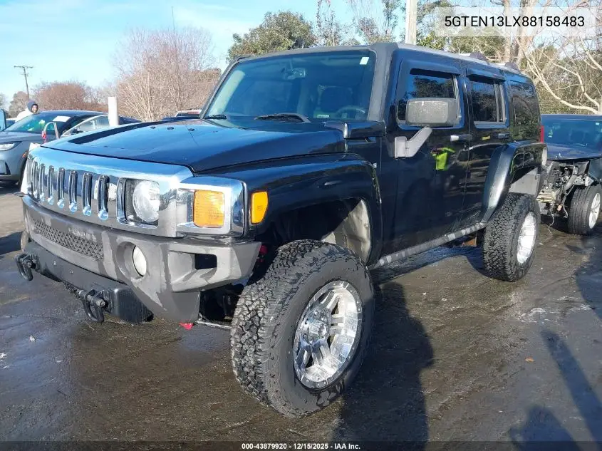 5GTEN13LX88158483 2008 Hummer H3 Suv Alpha