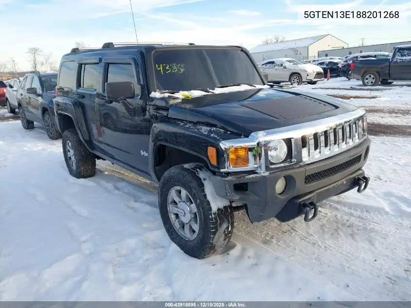 5GTEN13E188201268 2008 Hummer H3 Suv