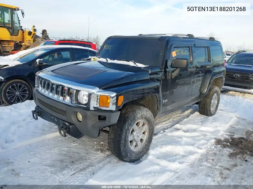 5GTEN13E188201268 2008 Hummer H3 Suv