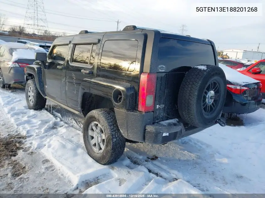5GTEN13E188201268 2008 Hummer H3 Suv