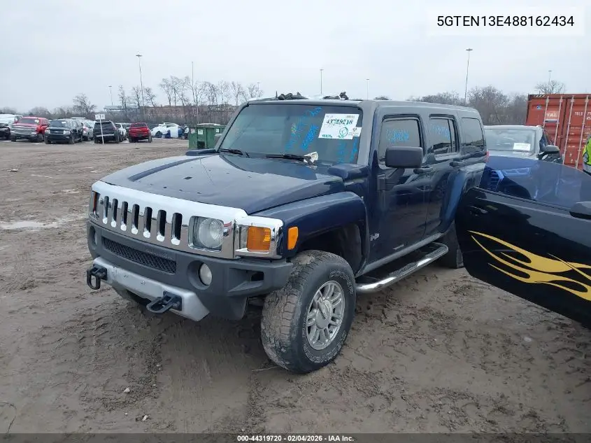 5GTEN13E488162434 2008 Hummer H3 Suv