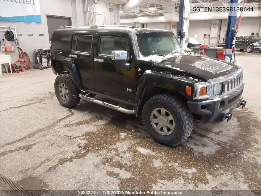 5GTEN13E398138644 2009 Hummer H3