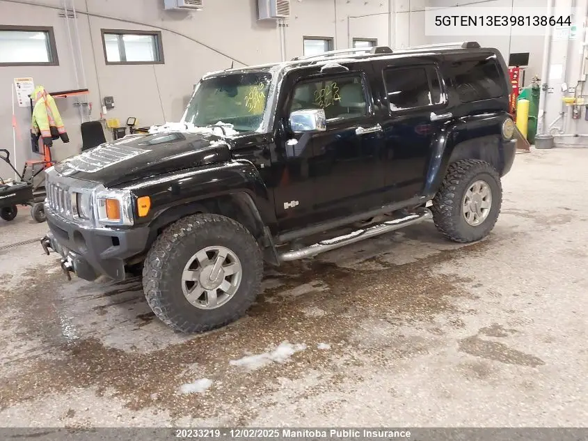 5GTEN13E398138644 2009 Hummer H3