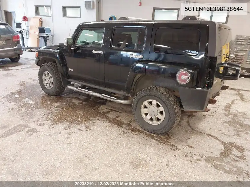 5GTEN13E398138644 2009 Hummer H3