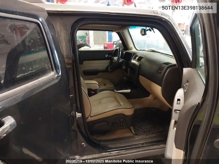 5GTEN13E398138644 2009 Hummer H3