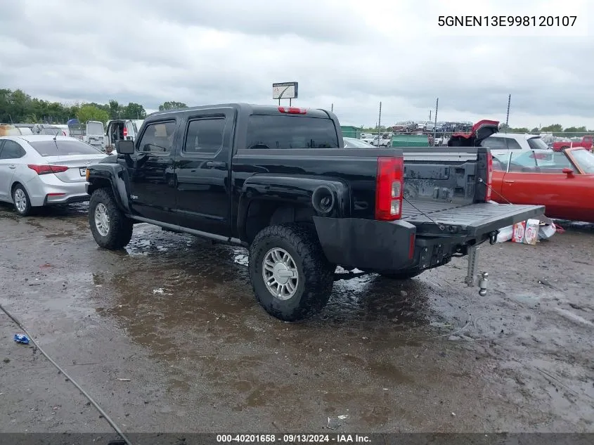 5GNEN13E998120107 2009 Hummer H3 H3T