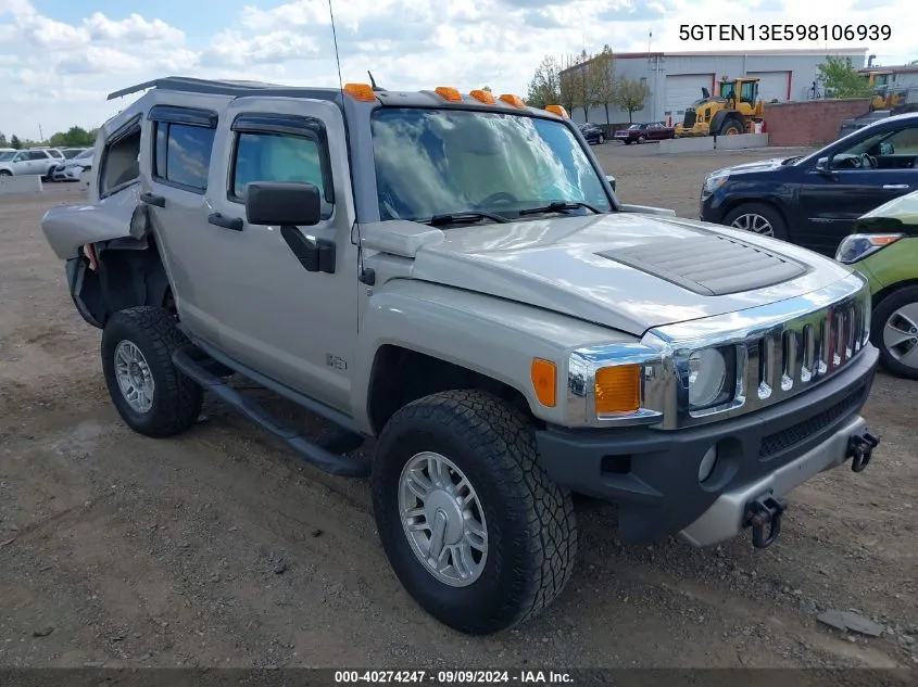 5GTEN13E598106939 2009 Hummer H3 Suv