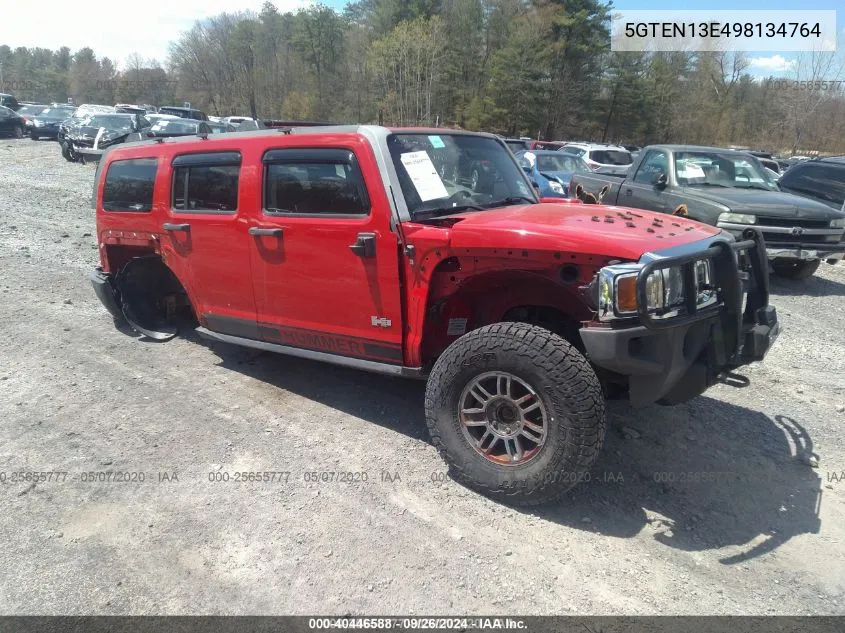 5GTEN13E498134764 2009 Hummer H3 Suv