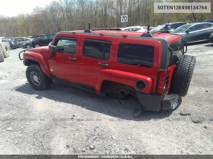 5GTEN13E498134764 2009 Hummer H3 Suv