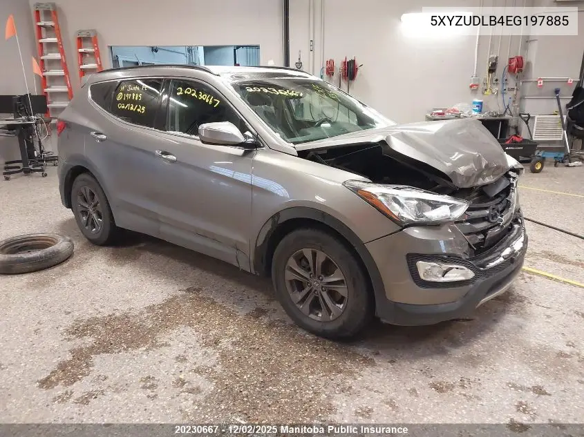 5XYZUDLB4EG197885 2014 Hyundai Santa Fe 2.4 Luxury