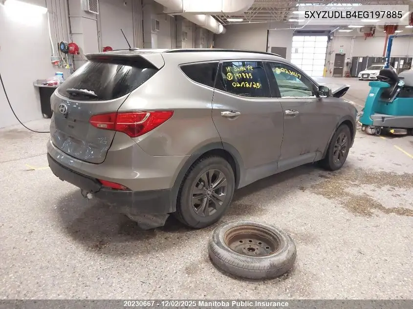 5XYZUDLB4EG197885 2014 Hyundai Santa Fe 2.4 Luxury