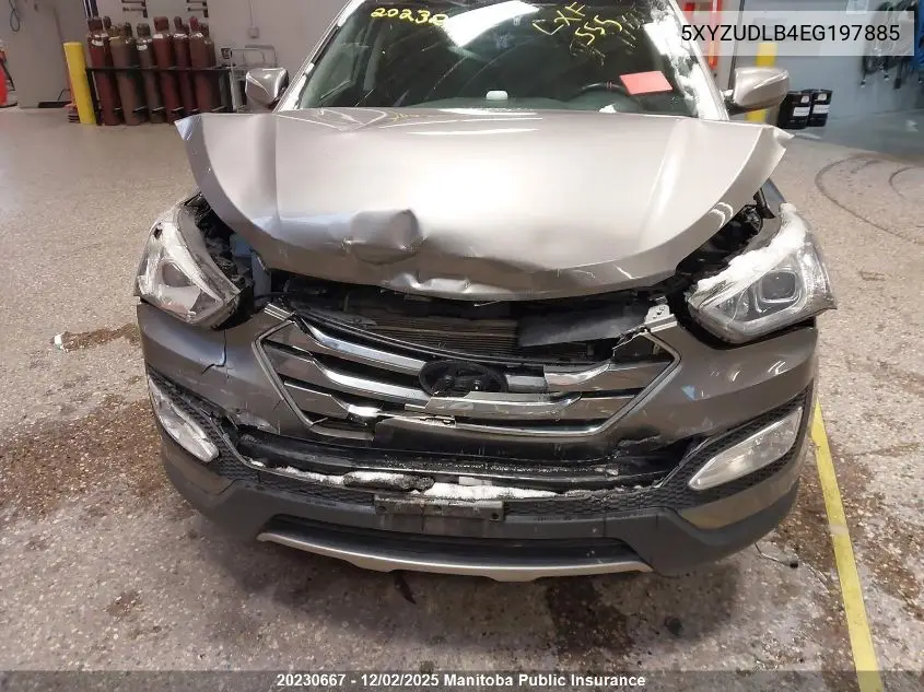 5XYZUDLB4EG197885 2014 Hyundai Santa Fe 2.4 Luxury