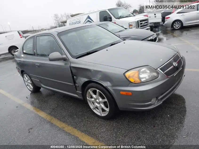 KMHCG35C44U291352 2004 Hyundai Accent Gl