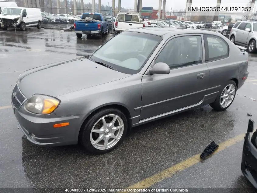 KMHCG35C44U291352 2004 Hyundai Accent Gl