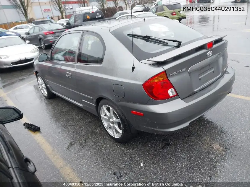 KMHCG35C44U291352 2004 Hyundai Accent Gl