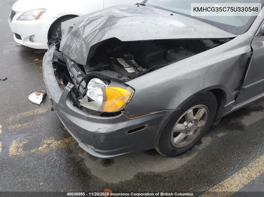 KMHCG35C75U330548 2005 Hyundai Accent Gs