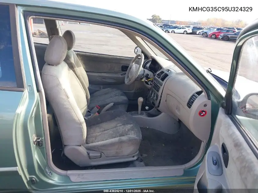 KMHCG35C95U324329 2005 Hyundai Accent Gls/Gt