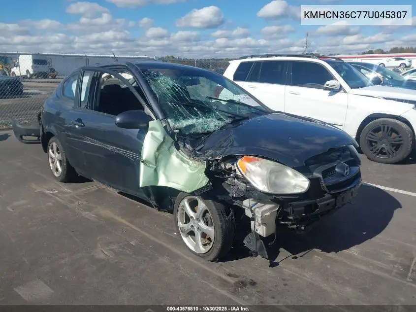 KMHCN36C77U045307 2007 Hyundai Accent Se