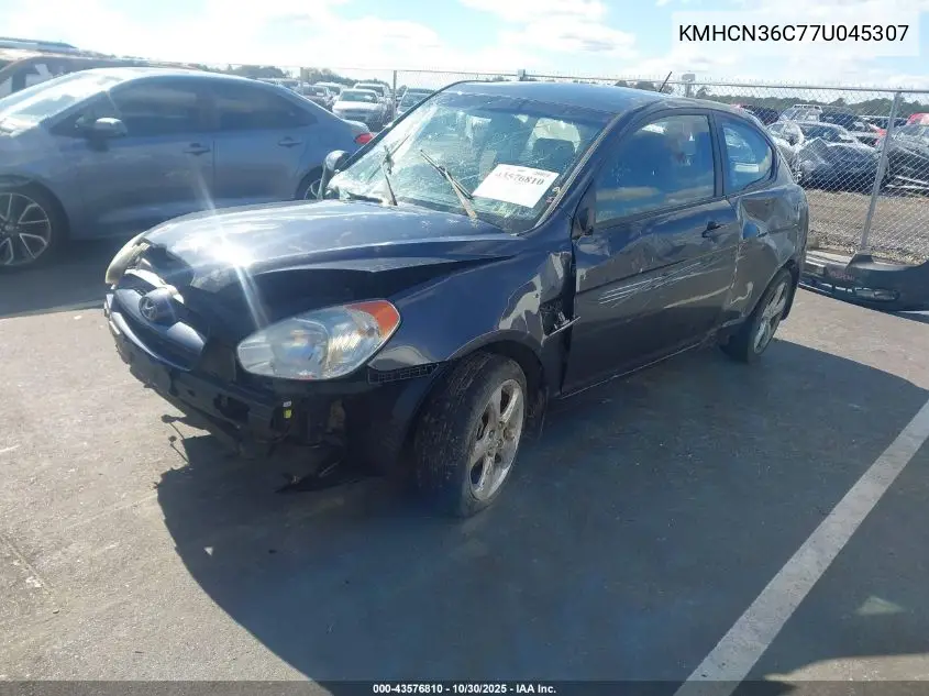 KMHCN36C77U045307 2007 Hyundai Accent Se