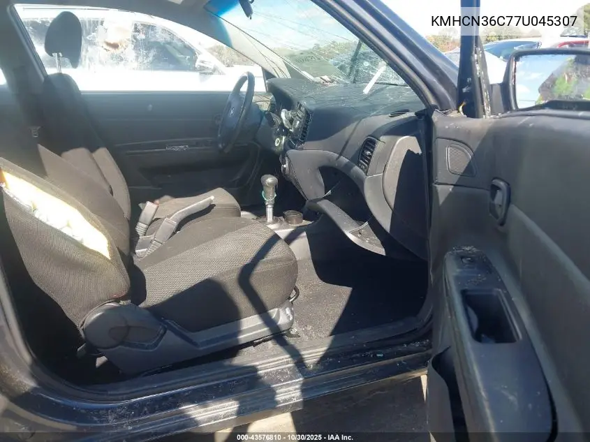 KMHCN36C77U045307 2007 Hyundai Accent Se