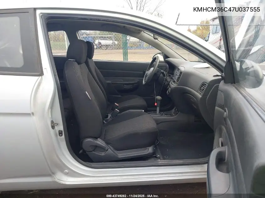 KMHCM36C47U037555 2007 Hyundai Accent Gs