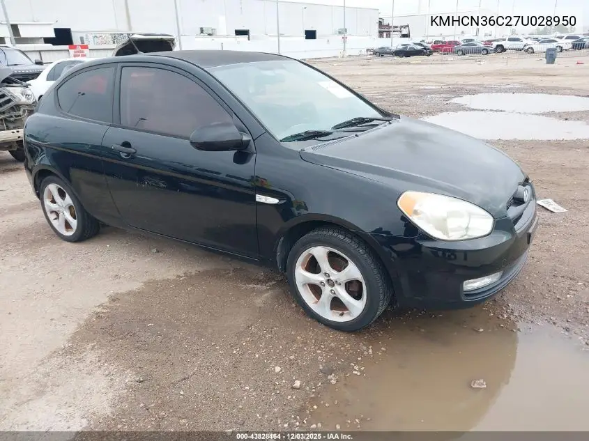 KMHCN36C27U028950 2007 Hyundai Accent Se