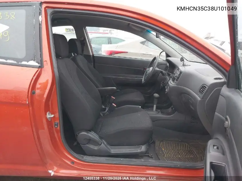 KMHCN35C38U101049 2008 Hyundai Accent Gl/Gl Sport/L