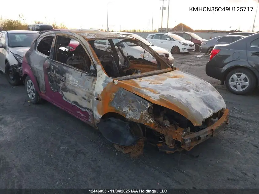 KMHCN35C49U125717 2009 Hyundai Accent Gl/Gl Sport/L